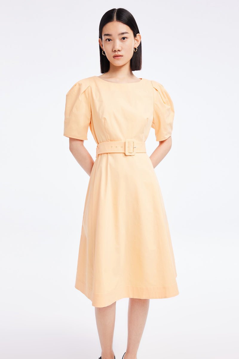 Lily - Robe - Orange Vermillon