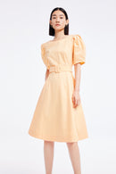 Lily - Robe - Orange Vermillon