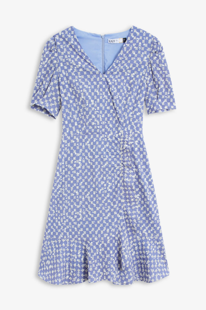 Lily - Robe - Gris Bleu