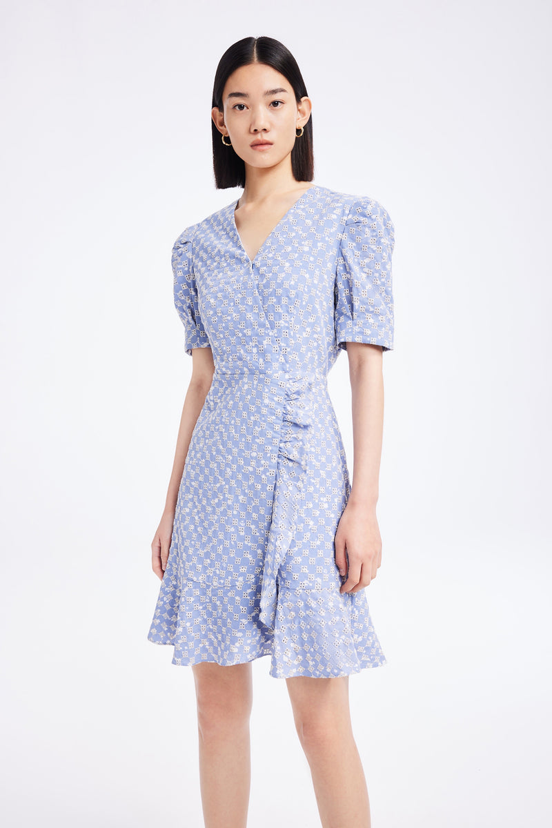 Lily - Robe - Gris Bleu