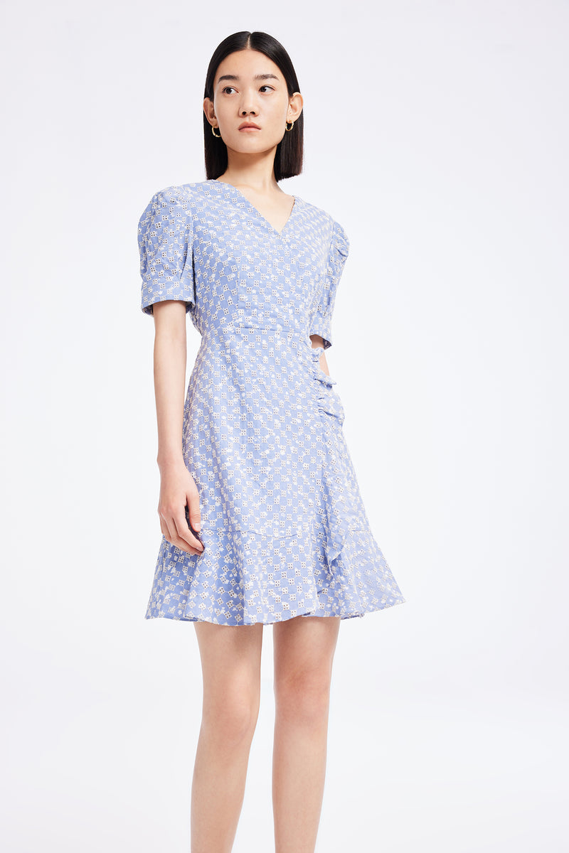 Lily - Robe - Gris Bleu