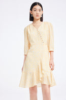 Lily - Robe - Jaune Orangé