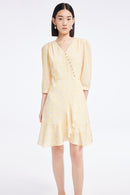 Lily - Robe - Jaune Orangé