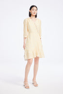 Lily - Robe - Jaune Orangé