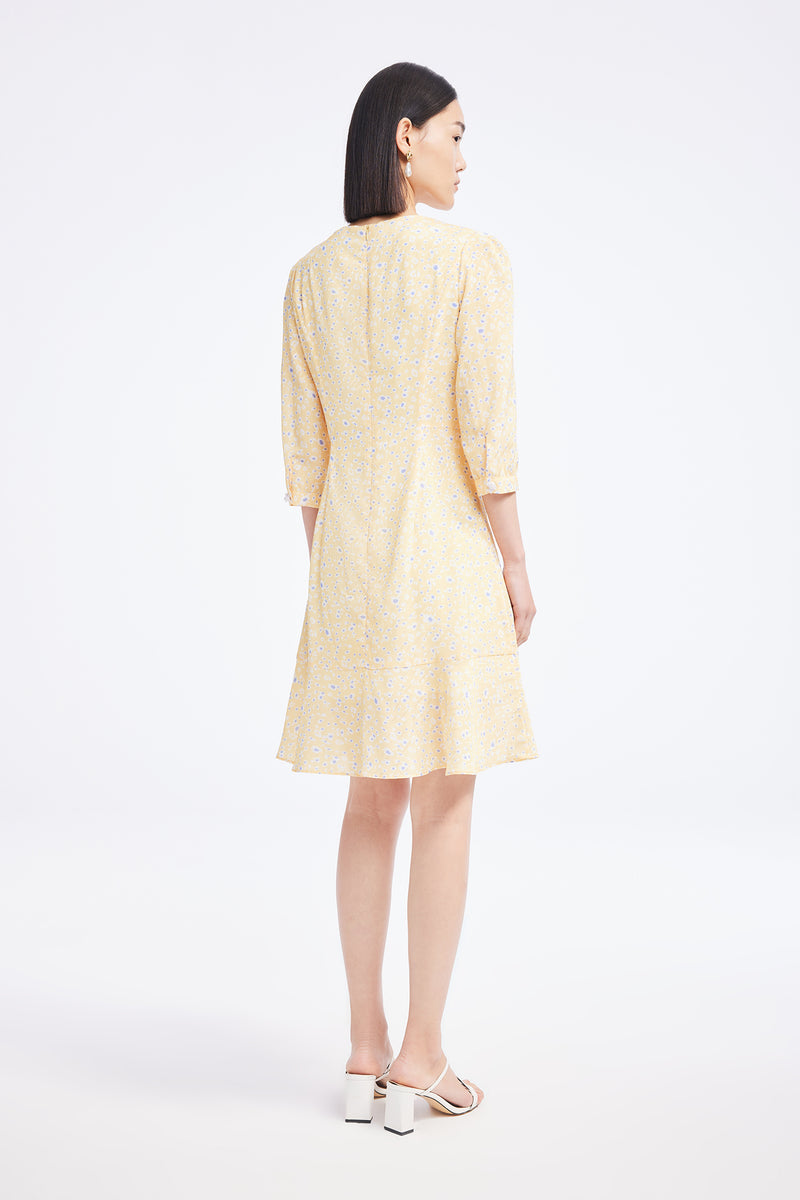 Lily - Robe - Jaune Orangé