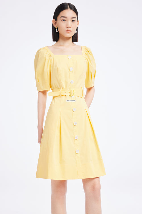 Lily - Robe - Jaune Clair