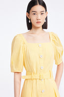 Lily - Robe - Jaune Clair