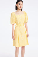 Lily - Robe - Jaune Clair
