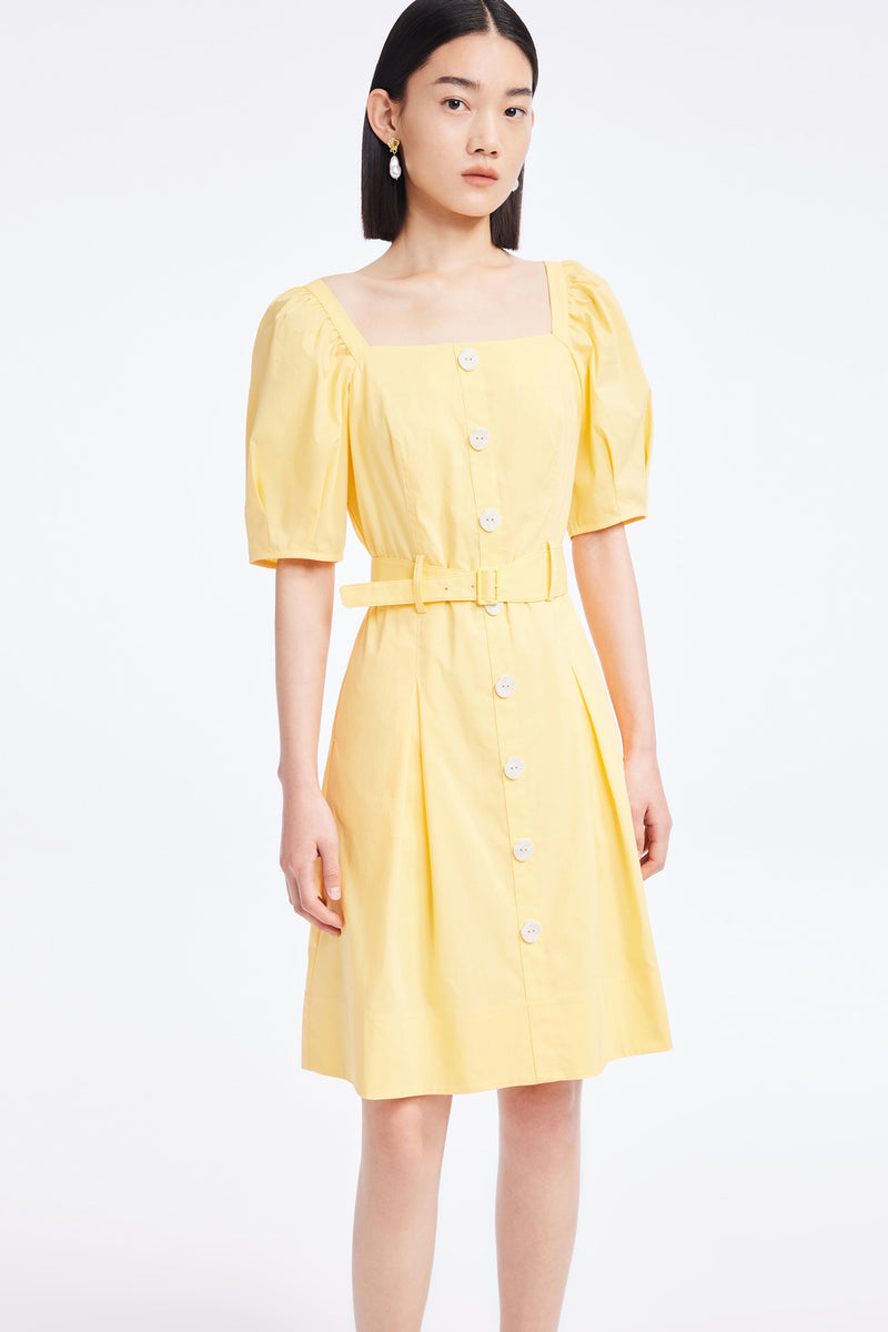 Lily - Robe - Jaune Clair