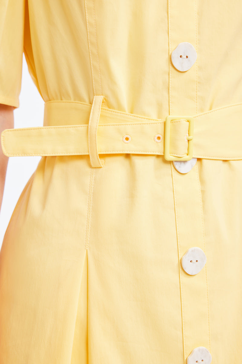 Lily - Robe - Jaune Clair