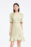 Lily - Robe - Vert Pousse