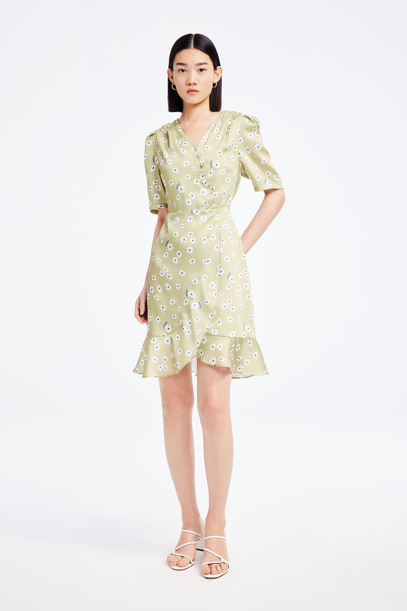 Lily - Robe - Vert Pousse