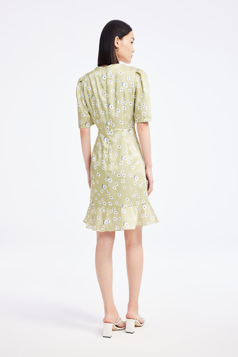 Lily - Robe - Vert Pousse