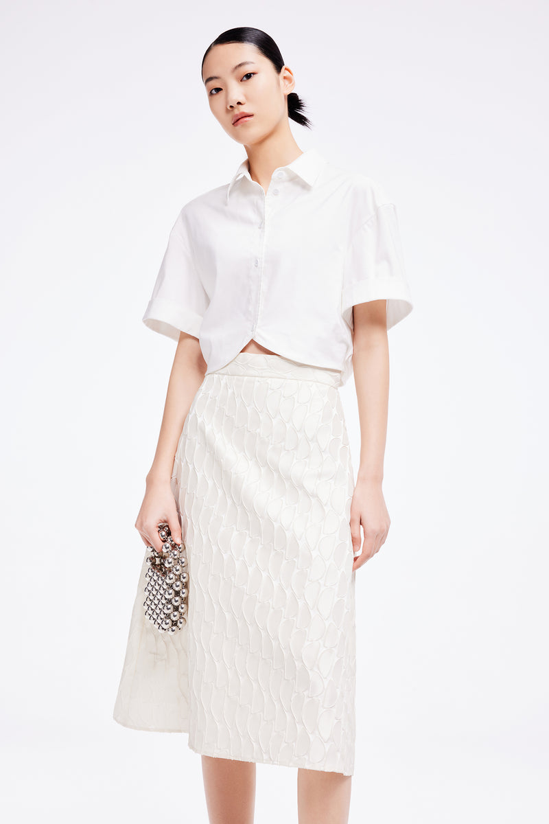 Lily - Haut - Blanc Cassé