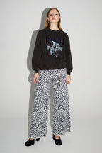 Sweatshirt Eddie Black Tiger Fabriqué Au Portugal