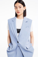 Lily - Gilet - Gris Bleu