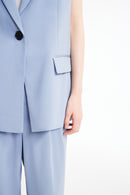 Lily - Gilet - Gris Bleu