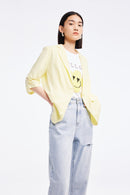 Lily - Blazer - Jaune Crème
