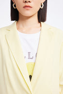 Lily - Blazer - Jaune Crème