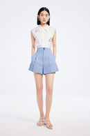 Lily - Short - Gris Bleu