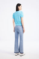 Lys - Gilet - Bleu Grec