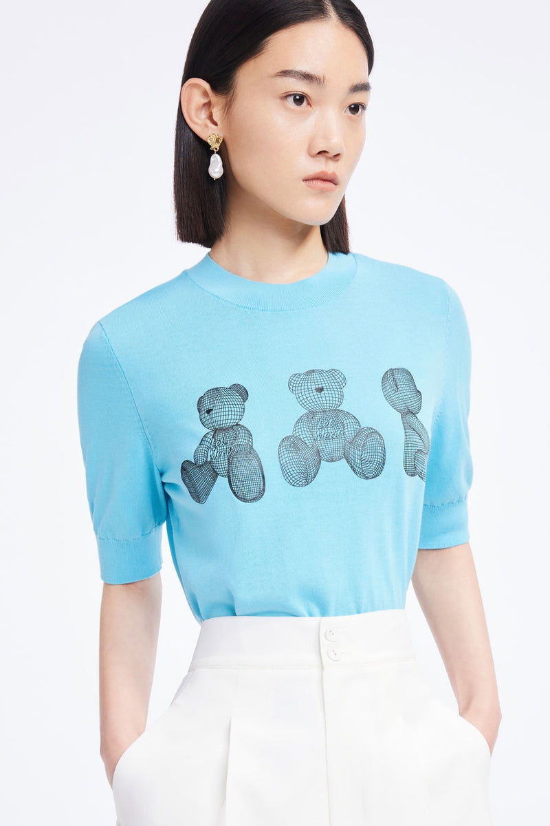 Lily - Tricots - Bleu Mer