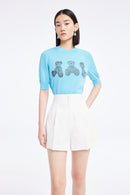 Lily - Tricots - Bleu Mer