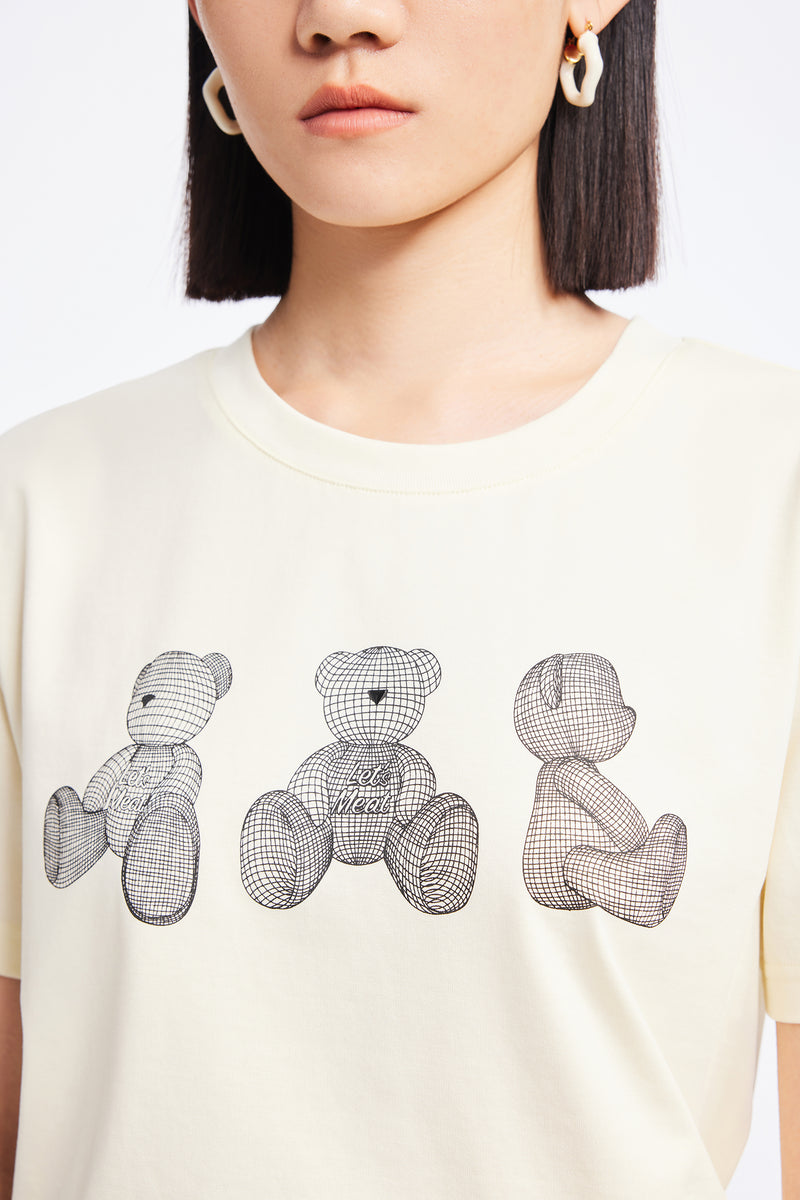 Lily - T-Shirt - Jaune Crème