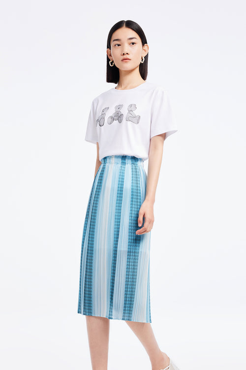 T-Shirt Lily - Blanc