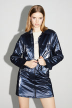 Veste Dara Mercurio Blue Fabriquée En Italie