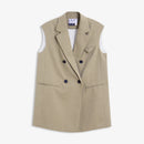 Lily - Gilet - Gris-Brun