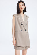 Lily - Gilet - Gris-Brun