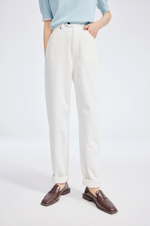 Lily - Jeans - Blanc