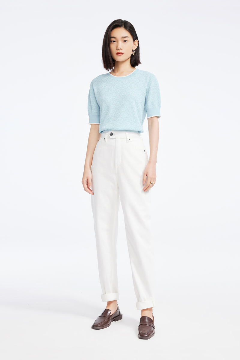 Lily - Jeans - Blanc
