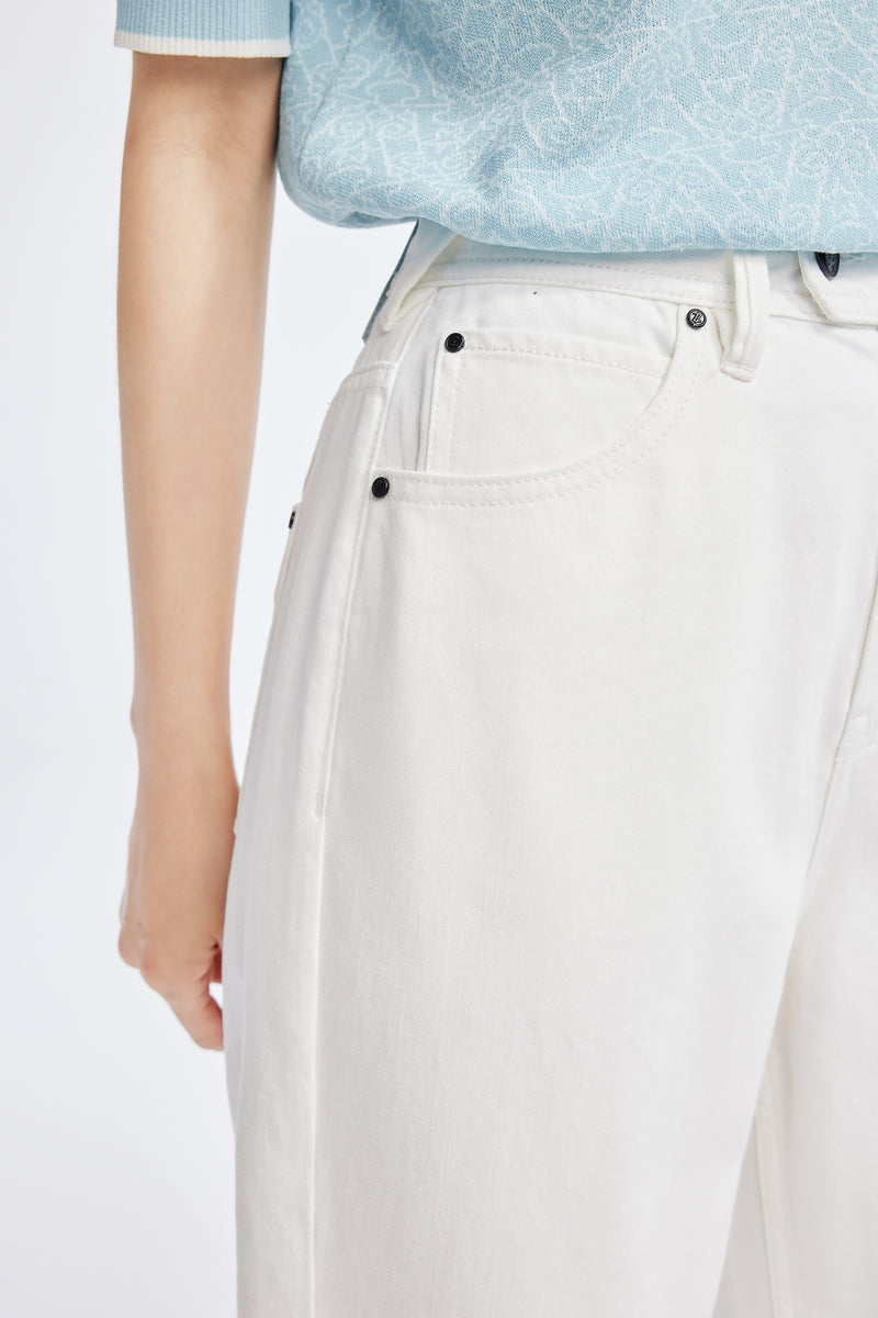 Lily - Jeans - Blanc