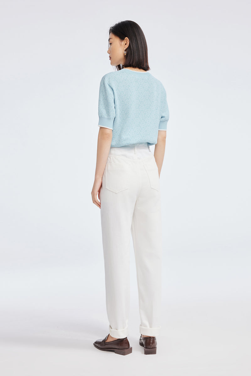Lily - Jeans - Blanc