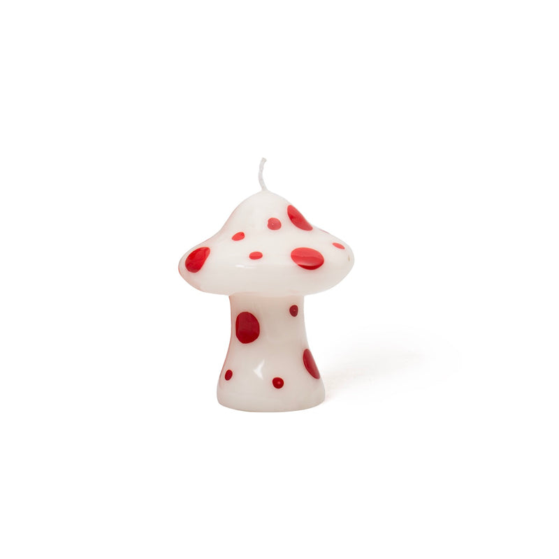 Petite Bougie Amanita Mushroom - Rouge & Blanc