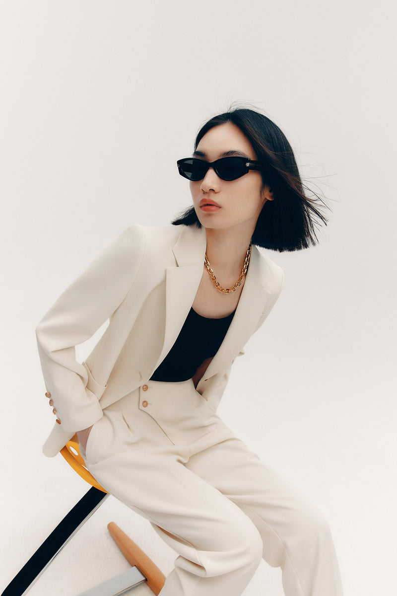 Lily - Blazer - Beige