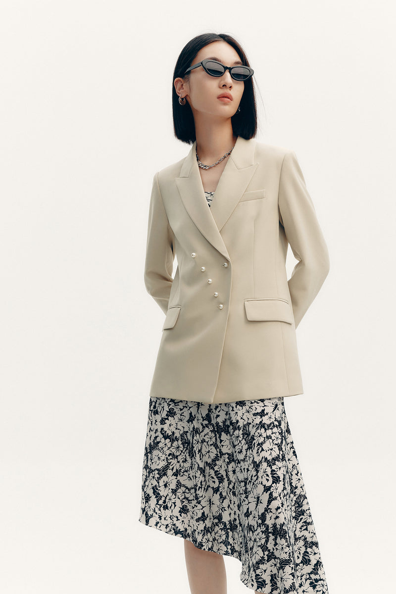 Lily - Blazer - Abricot