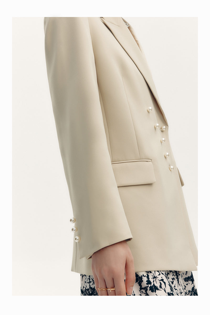 Lily - Blazer - Abricot