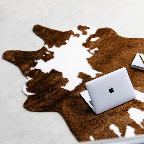 Tapis Style Peau De Vache - Xl - Naturel