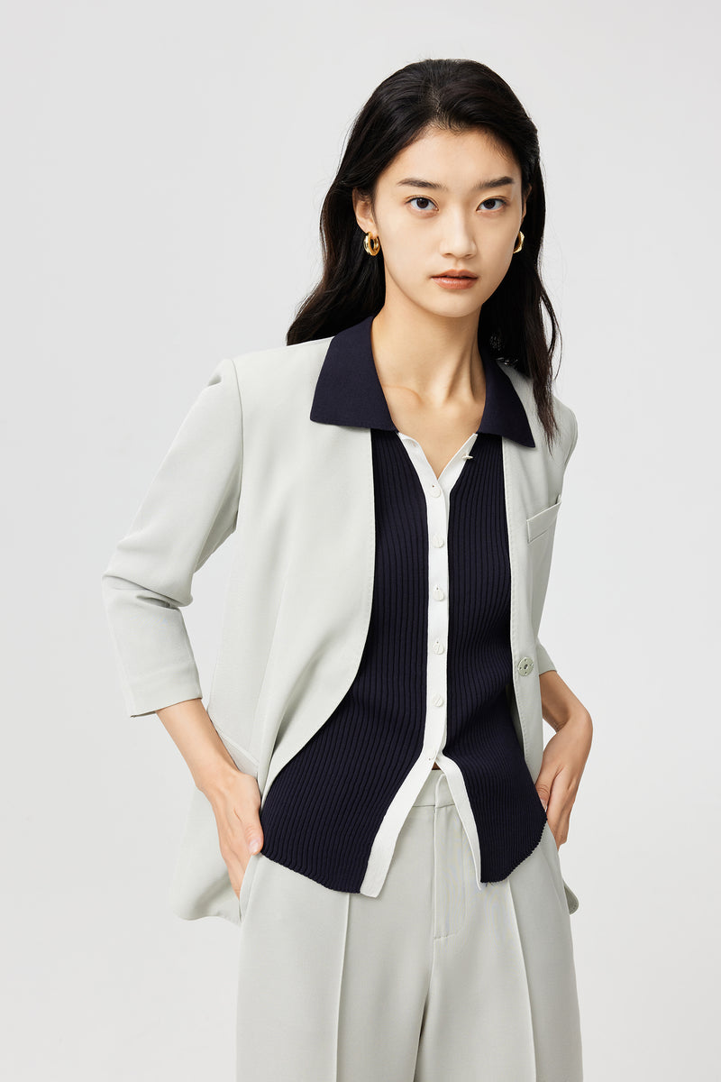Lily - Blazer - Gris Vert