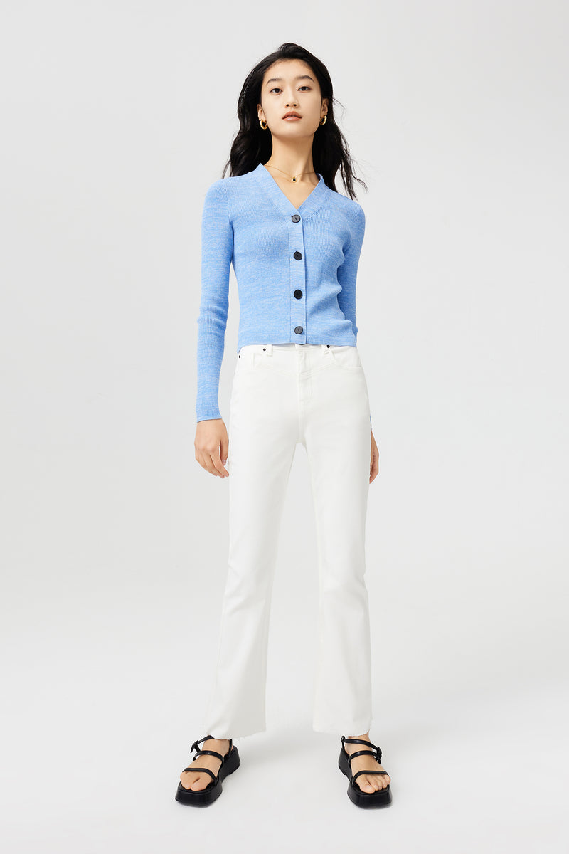 Lily - Jeans - Blanc