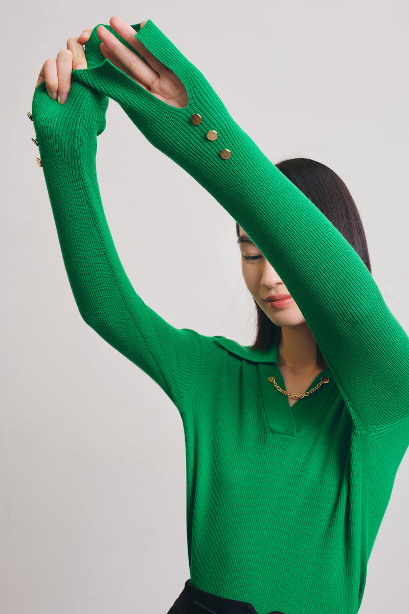 Lily - Pull - Vert Forêt