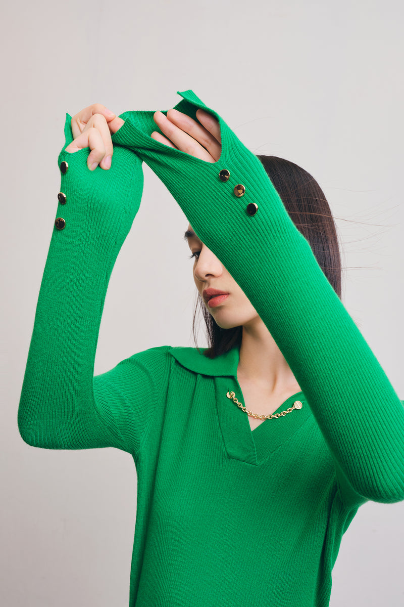 Lily - Pull - Vert Forêt