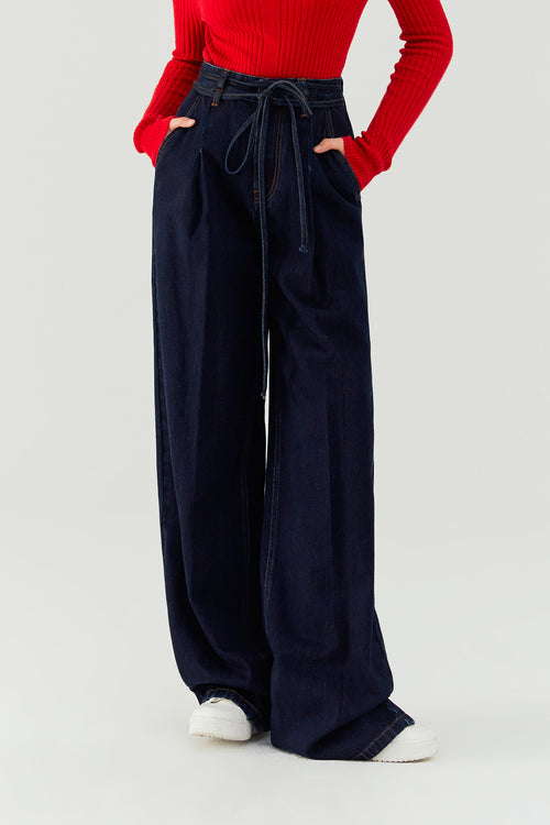 Lily - Pantalon - Bleu Violacé