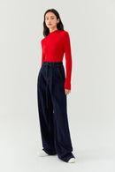 Lily - Pantalon - Bleu Violacé