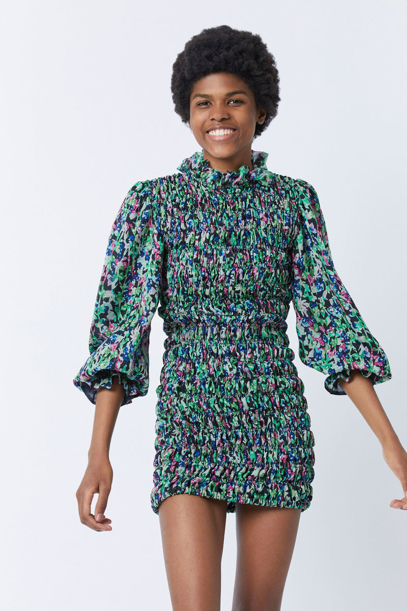 Robe Sienna Monaco - print VERT