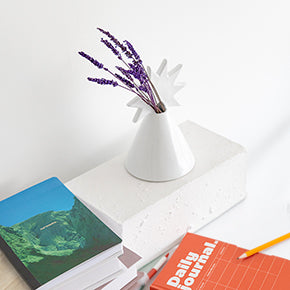 Vase Étoile Polaire Blanche