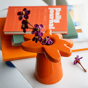 Vase Marguerite Orange